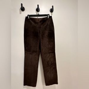 Pants Solid Scuba Suede